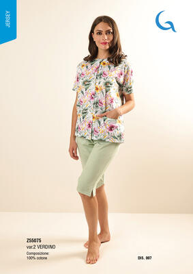 PIGIAMA PINOCCHIO DONNA M/M Z55075 Tellini S.r.l. Ingrosso Abbigliamento